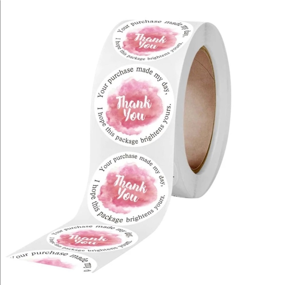 Thank You stickers 500 pcs “made my day”